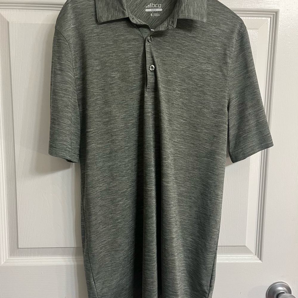 bcg Gray Performance Polo Shirt